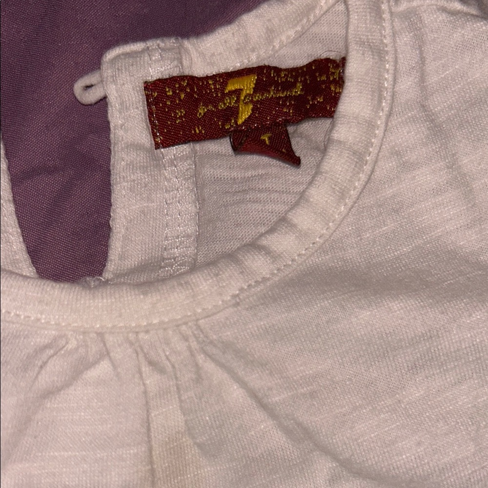 White Short Sleeve Top